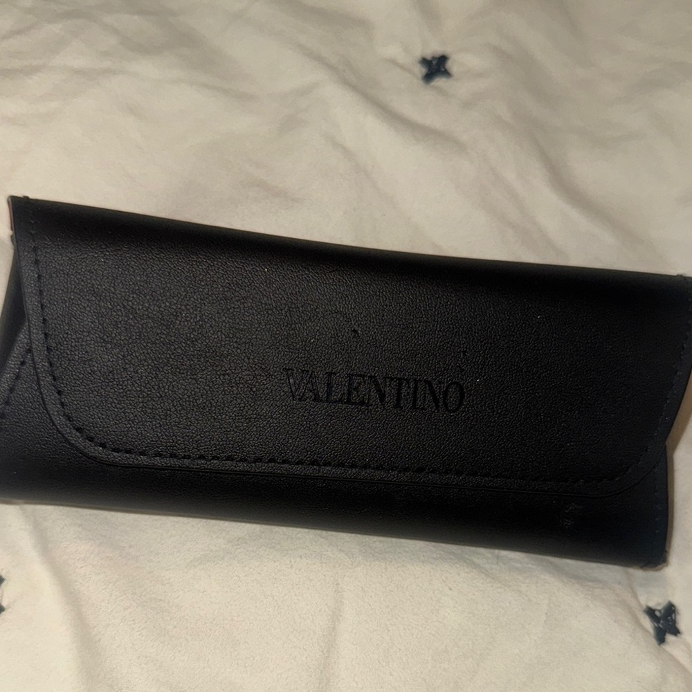 Valentino Classic Black Eyewear Case
